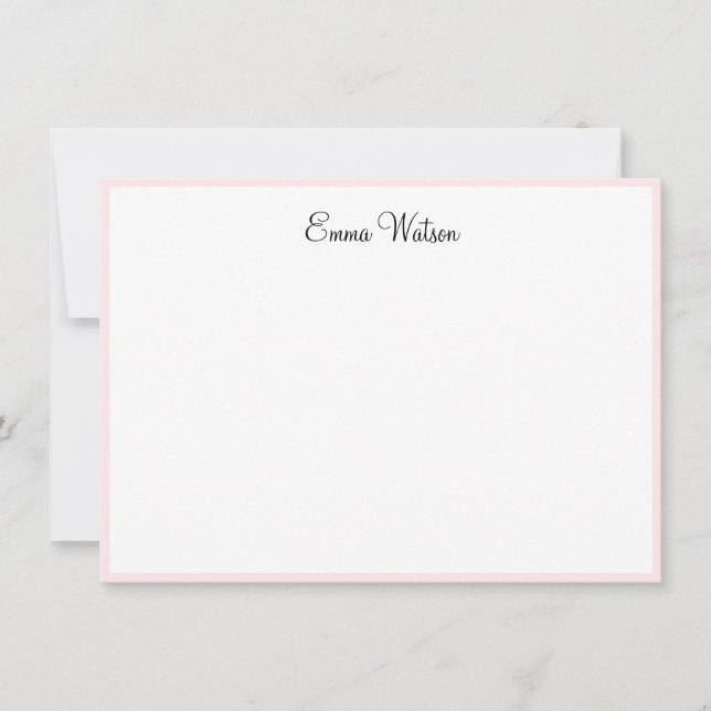 Individuelle Name-Merkkarte Mitteilungskarte (Vorderseite)