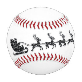 Individuelle Name Merry Christmas Santa Reindeer B Baseball