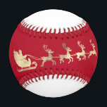 Individuelle Name Merry Christmas Santa Reindeer G Baseball<br><div class="desc">Basketball Geschenk für Weihnachtszeit Haben Sie eine gute Zeit! FlorenceK Design</div>