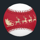 Individuelle Name Merry Christmas Santa Reindeer G Baseball<br><div class="desc">Basketball Geschenk für Weihnachtszeit Haben Sie eine gute Zeit! FlorenceK Design</div>