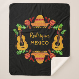 Individuelle Name MEXICO Illustration Werft Decken