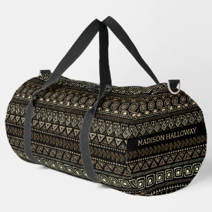 Individuelle Name mexikanisch / Aztekenmuster Duffle Bag