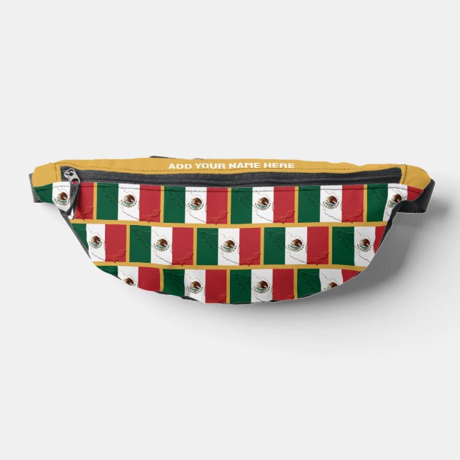 Individuelle Name MEXIKANISCHER FLAG DES MEXIKO-Fa Bauchtasche (Ablage )