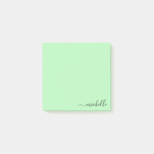 Individuelle Name Minimalistische Personalisierte  Post-it Klebezettel