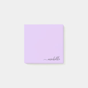 Individuelle Name Minimalistische Personalisierte Post-it Klebezettel