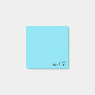 Individuelle Name Minimalistische Personalisierte Post-it Klebezettel