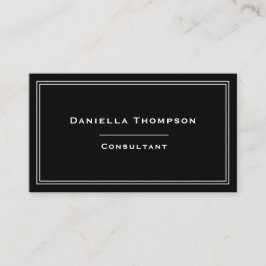 Individuelle Name Minimalistische Typografie Schwa Visitenkarte