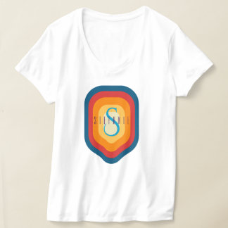 Individuelle Name Mit Monogramm als erste Personal T-Shirt