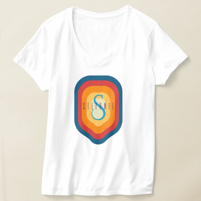 Individuelle Name Mit Monogramm als erste Personal T-Shirt (Ablage )