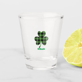 Individuelle Name Mit Monogramm St. Patrick's Day Schnapsglas