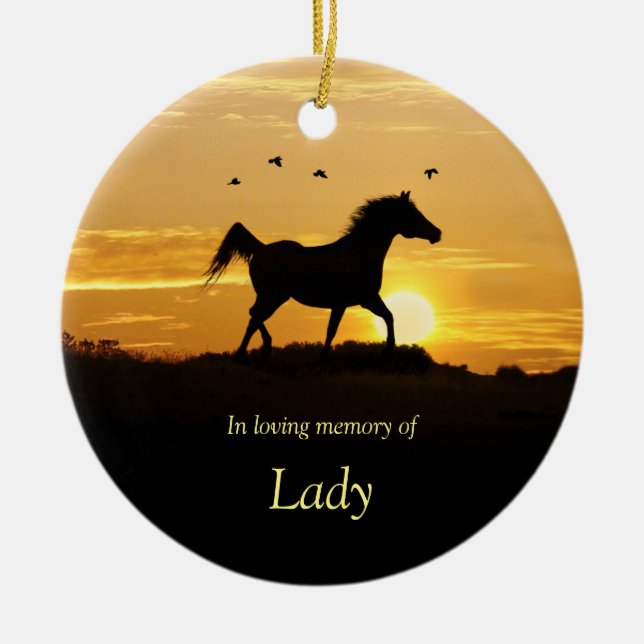 Individuelle Name mit spirituellem Gedicht Keramik Ornament (Vorne)