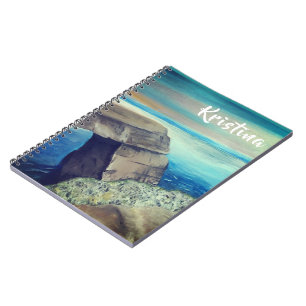 Individuelle Name Mittelmeerlandschaft Notizblock