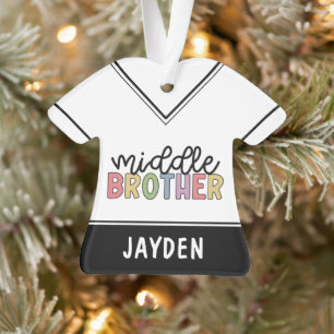 Individuelle Name Mittlerer Bruder Niedlich Person Ornament