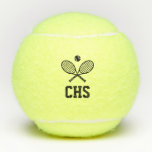 Individuelle Name Moderne Monogramm-Initialen Tennisbälle<br><div class="desc">Moderne Custom Monogram Initials Tennis Balls personalisiert mit einem kühnen und sportlichen Buchstabendesign, perfekt für eine Tennisspielerinitiative, Clubname, Tennisschulen oder Highschool-Initialen und Teamname, ideal für Tennispreise und neue Teammitglieder für das Jahr. Ändern Sie den Hintergrund und alle Farben, indem Sie auf 'Weitere Anpassung' klicken und ein passendes Geschenk-Set von anderen...</div>