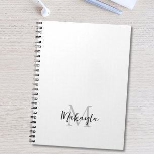 Individuelle Name Monogram Notizblock