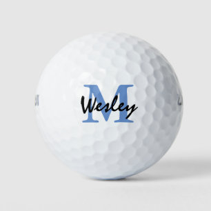 Individuelle Name Monogram Stilvoll Golfball