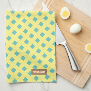 Individuelle Name monogramm Geschirrtuch