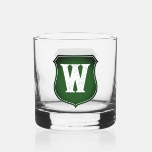 Individuelle Name-Monogramm-Whisky-Geschenk Whiskyglas