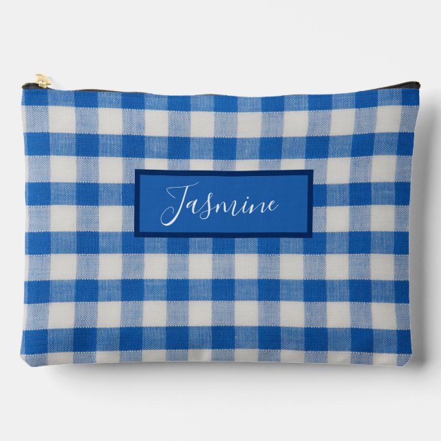 Individuelle Name Monogramm Zubehörtasche (Vorderseite)
