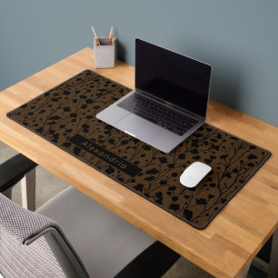 Individuelle Name Moody Floral Office-Geschenk Des Schreibtischunterlage