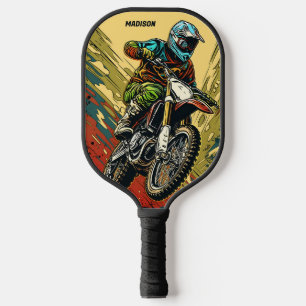 Individuelle Name Motocross Pickleball Schläger