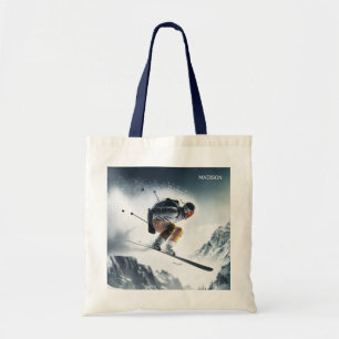 Individuelle Name Mountain Skier Tragetasche