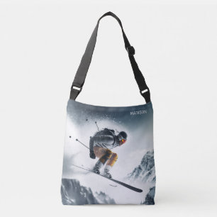 Individuelle Name Mountain Skier Tragetaschen Mit Langen Trägern