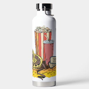 Individuelle Name Movie Buff Trinkflasche