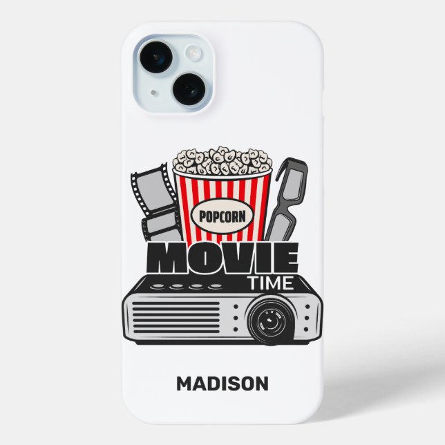 Individuelle Name Movie Time Case-Mate iPhone Hülle (Rückseite)