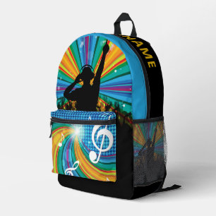 Individuelle Name Music DJ Bedruckter Rucksack