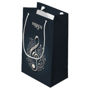 Individuelle Name Musical Clef Hinweis Kleine Geschenktüte