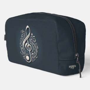 Individuelle Name Musical Clef Hinweis Waschbeutel