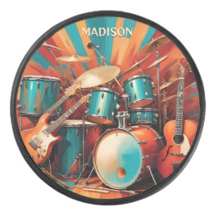 Individuelle Name Musikinstrumente Eishockey Puck