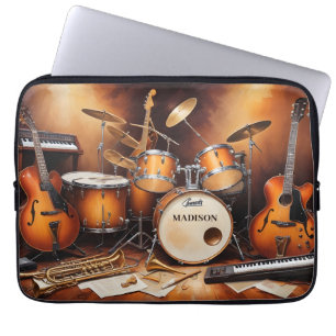 Individuelle Name Musikinstrumente Laptopschutzhülle
