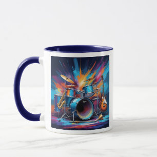 Individuelle Name Musikinstrumente Tasse
