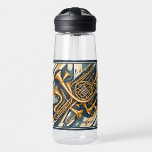 Individuelle Name Musikinstrumente Trinkflasche