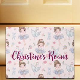 Individuelle Name My Sweet Ballerina Fußmatte