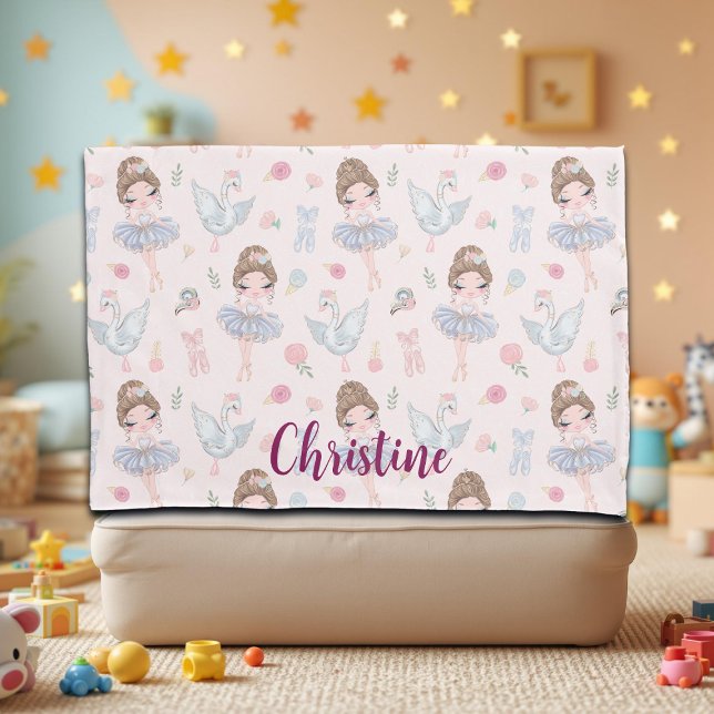 Individuelle Name My Sweet Ballerina Kissenbezug (Von Creator hochgeladen)