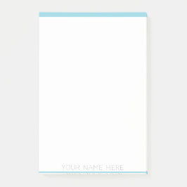 Individuelle Name - Nachhinweise für den persönlic Post-it Klebezettel