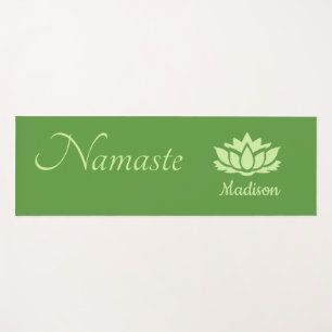 Individuelle Name "Namaste" Yogamattel Yogamatte