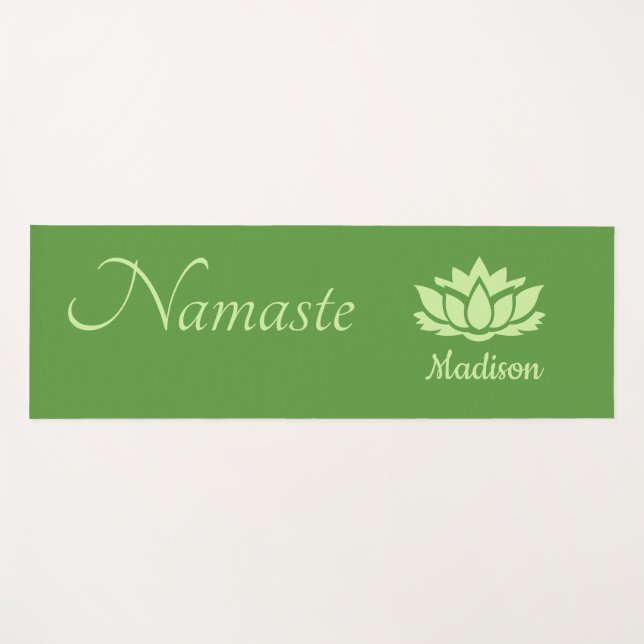 Individuelle Name "Namaste" Yogamattel Yogamatte (Vorderseite (Horizontal))