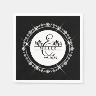 Individuelle Name Napkins Serviette