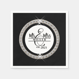 Individuelle Name Napkins Serviette