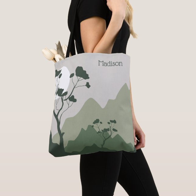 Individuelle Name Nature Illustration Tasche (Von Nahem)
