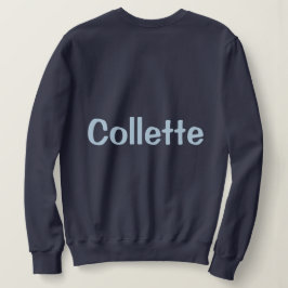 Individuelle Name Navy Blue Women's Sweatshirt