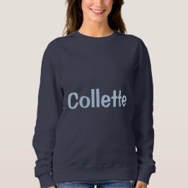 Individuelle Name Navy Blue Women's Sweatshirt