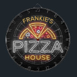 Individuelle Name Neon Italienisches Pizzeria Pizz Dartscheibe<br><div class="desc">Custom Neon Sign Style Italienische Pizzeria Pizza House Personalisierte Geschenke - Passen Sie Ihren Namen oder benutzerdefinierten Text an!</div>
