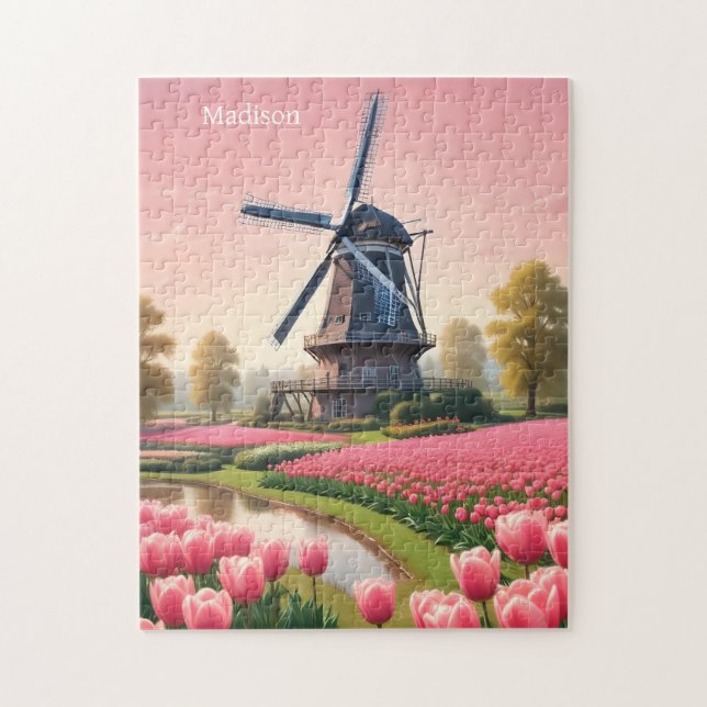 Individuelle Name Netherlands Windmills (Vertikal)