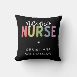 Individuelle Name Neuro Nurse Neuroscience Geschen Kissen