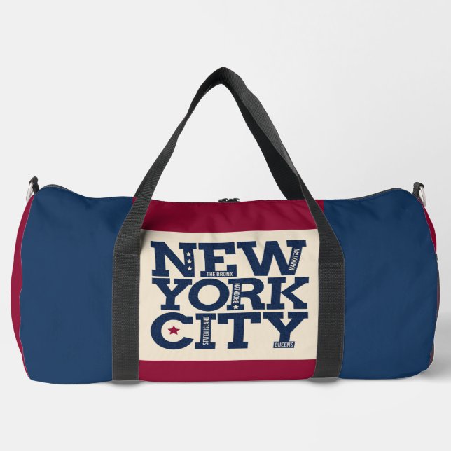 Individuelle Name New York City Duffle Bag (Vorderseite)